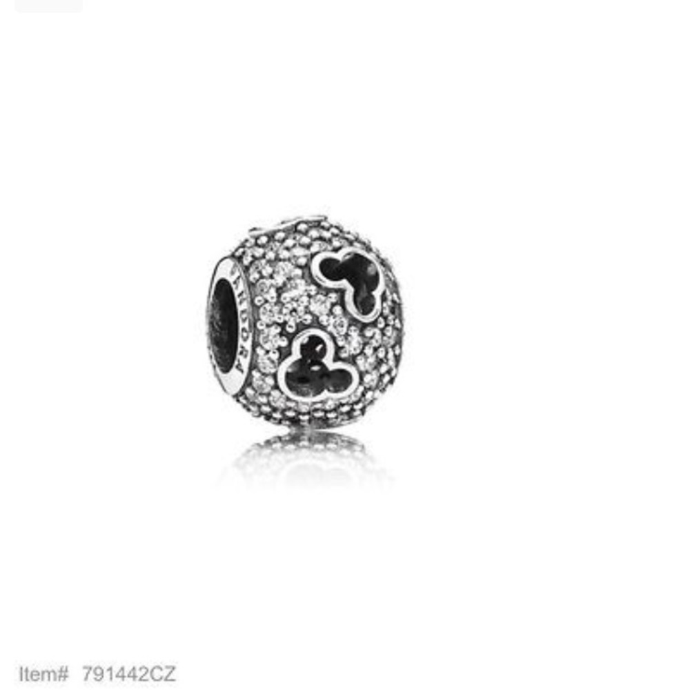 Pandora Charm Disney, Mickey Silhouette